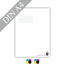 Stationery | 80gsm recycled paper white | DIN A4 | 4/4-coloured